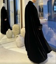 BLACK in BLACK VELVET BISHT