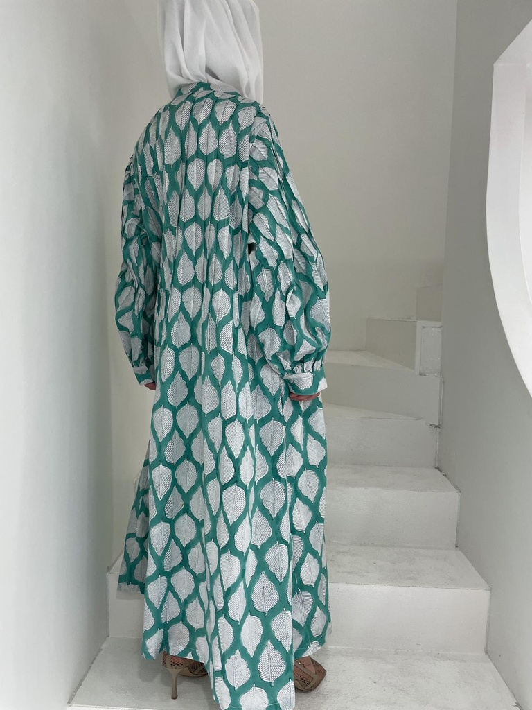 RAMADAN-PRINTED DRESS LEAVES-3