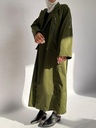 OLIVE LONG TRENCH