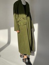 OLIVE LONG TRENCH