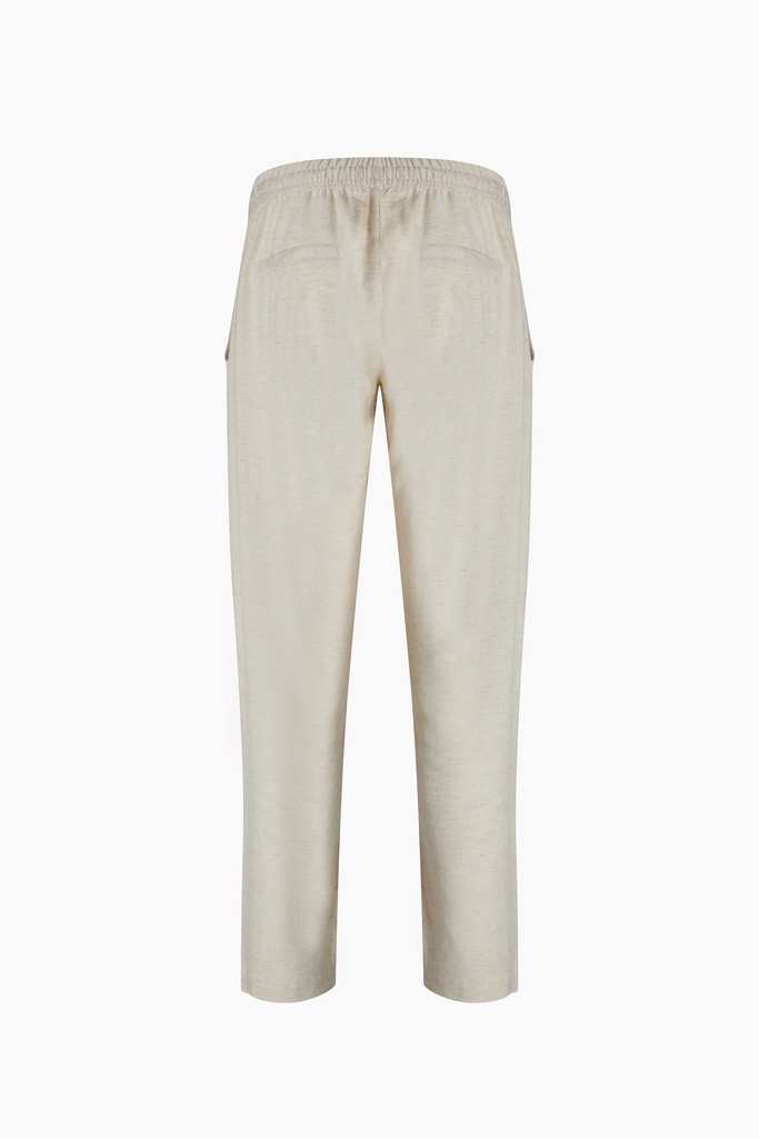 TU-LINEN STRAIGHT PANTS