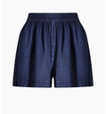 TU - LINEN NAVY SHORTS