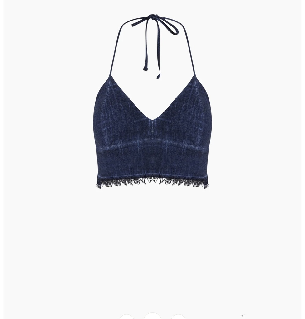 TU - LINEN NAVY BRA