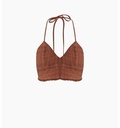 TU- TERRACOTTA TRIANGLE BRALETTE