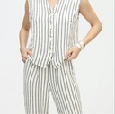 TU - STRIPED TEXTURED SLOUCHY PANTS