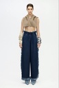 IKIKIZ- DENIM SLIT PANTS