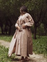 MOCHA TRENCH DRESS