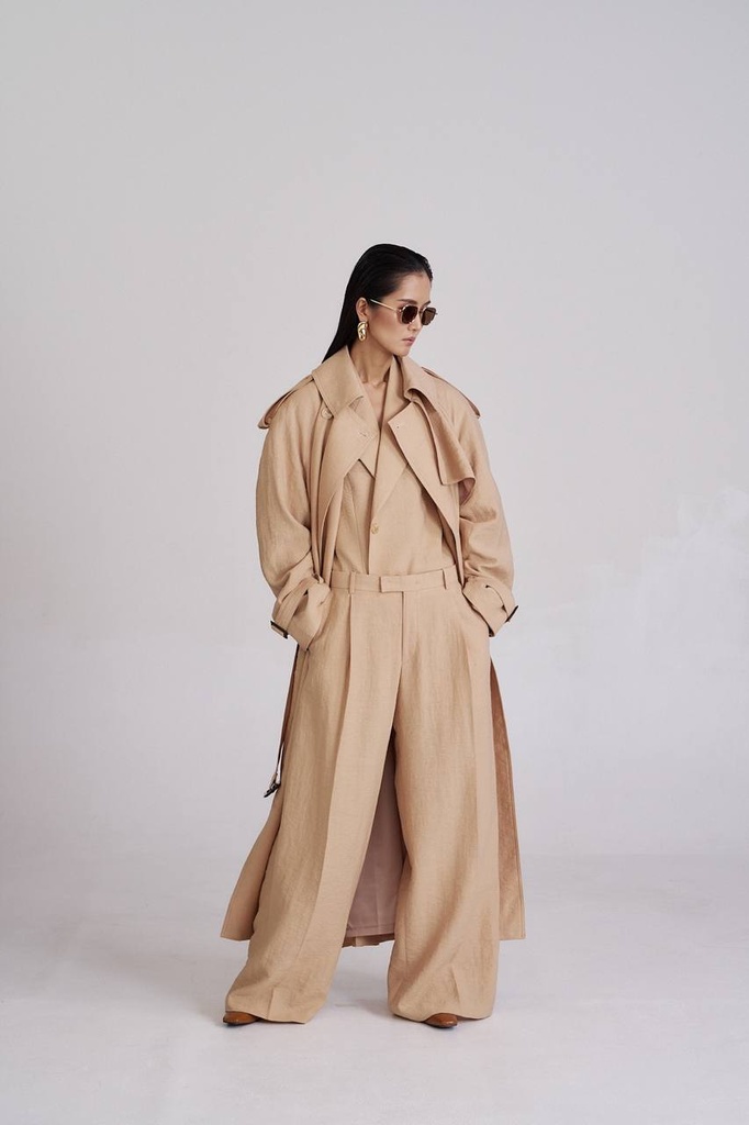 05-SUNLIGHT BEIGE TRENCH COAT