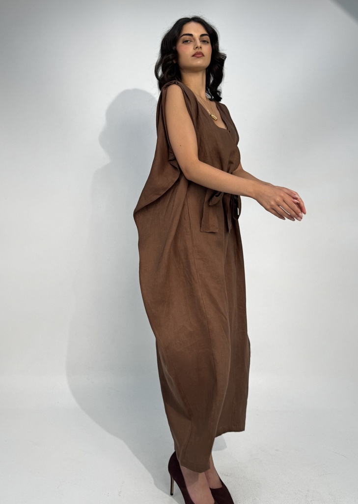 FITTED OFF SHOULDER JUMPSUIT