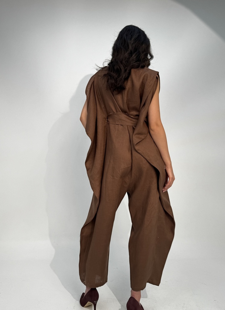 FITTED OFF SHOULDER JUMPSUIT