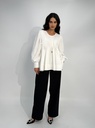 PLEATED LONGSLEEVE BLOUSE