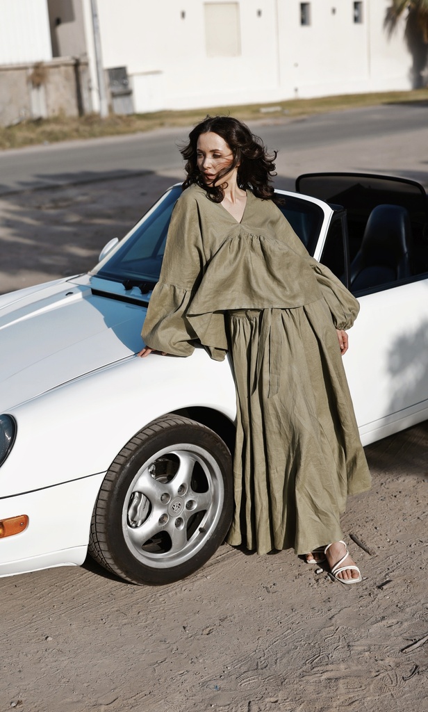 01-PISTA GREEN CO-ORD SET