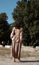 01-BACKLESS SHIRRED TWO PIECE SET