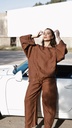 07-LOOSE FIT BROWN LINEN SET