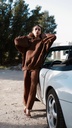 07-LOOSE FIT BROWN LINEN SET