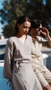 07-GREY LINEN BLOUSE & WRAP SKIRT