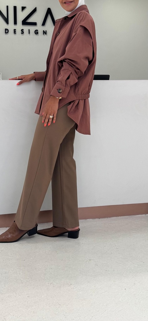 AESTHETIC TRENCH JACKET