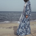 OCEAN BLUE BISHT