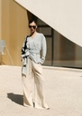 WIDE TWILL PANTS