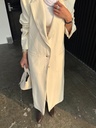 ELEGANT CREAM LONG COAT