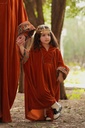 R26-M41-GIRL ORANGE KAFTAN