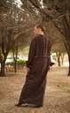 RA26-M37 BROWN SUEDE KAFTAN