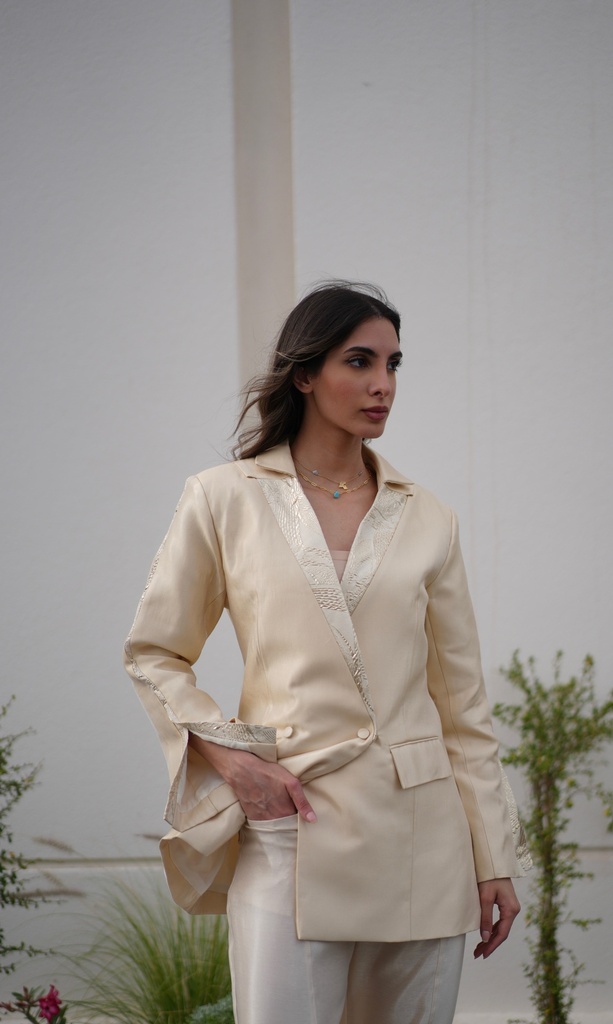 ED26-68 BREASTED BLAZER