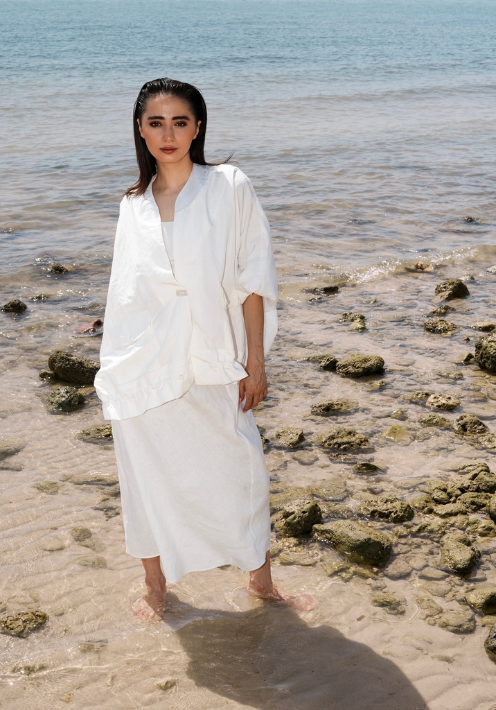 S26-19 LINEN SKIRT