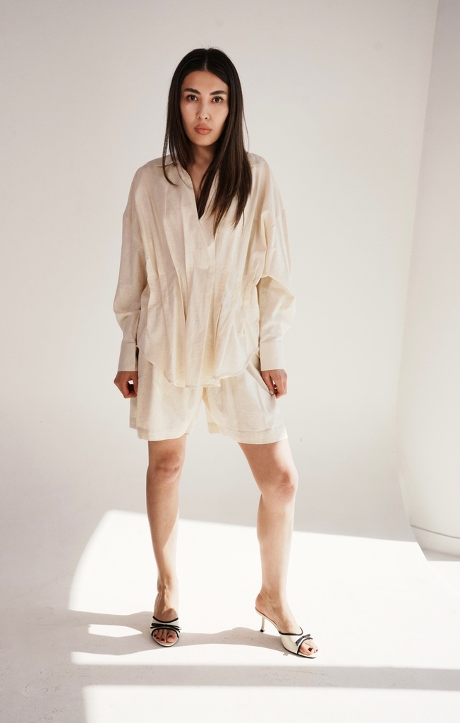 S26-25 LINEN SHORT