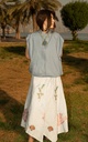 S26-D2-01 SEA GARDEN WRAP SKIRT