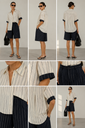 S26-D2-11 STRIPED SHORT