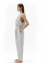 STRIPED LINEN SLOUCHY PANTS