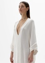 CRINKLE LINEN KAFTAN