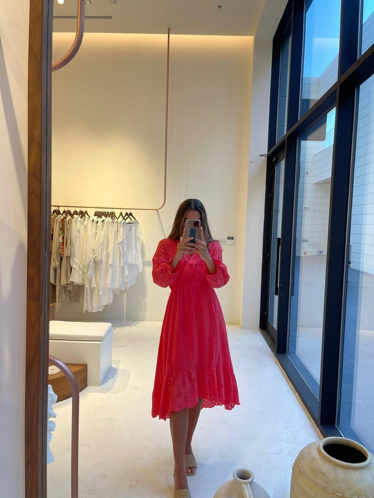 EMBROID LONG DRESS