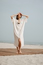 TU-CRINKLE LINEN KAFTAN