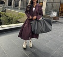 FOG BELTED LONG COAT