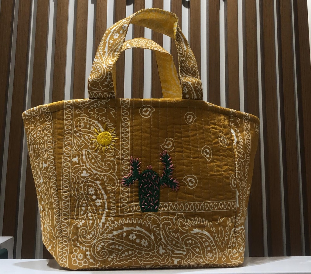 BANDANA MINI TOTE BAG (YELLOW)