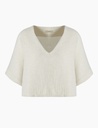 TU-CRINKLE CROP TOP