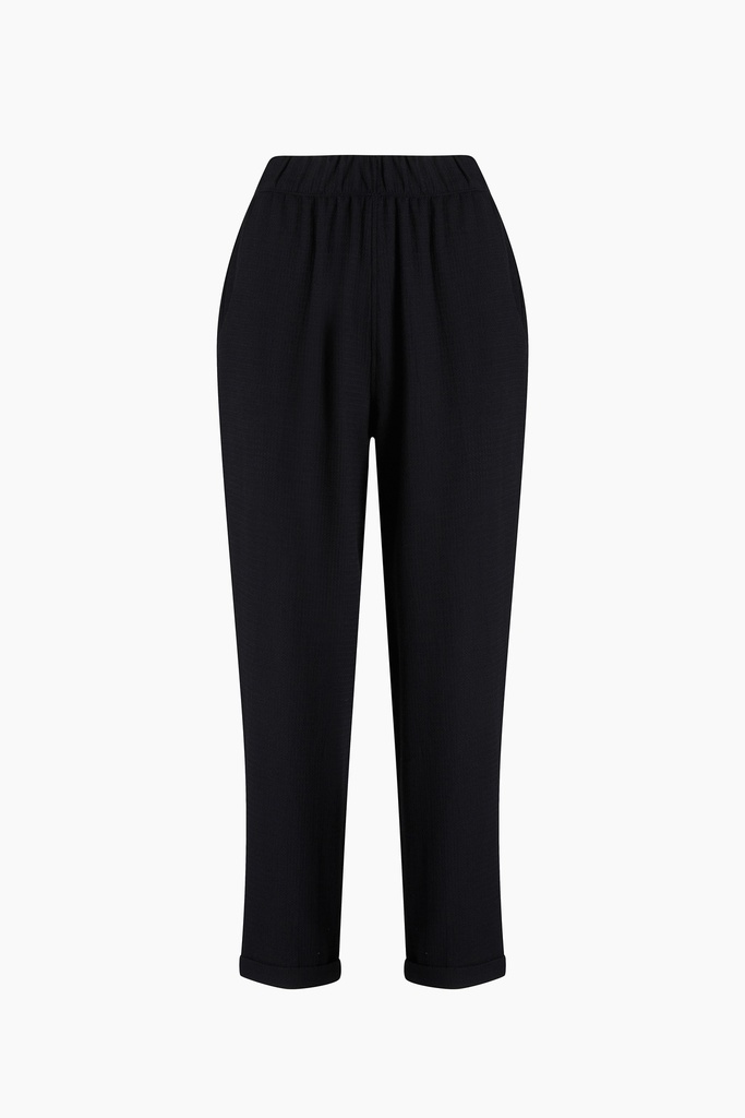 TU- BLACK SLOUCHY PANTS