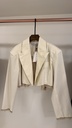 TAILORED CROPPED PADDED BLAZER
