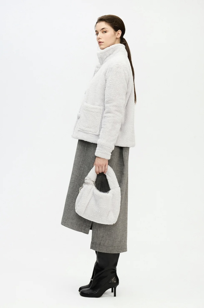 TU- GREY SHERPA SMALL BAG