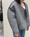 02-WOOL BLEND THREAD JACKET