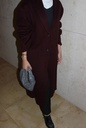 02-PLAIN BUTTON WOOL COAT