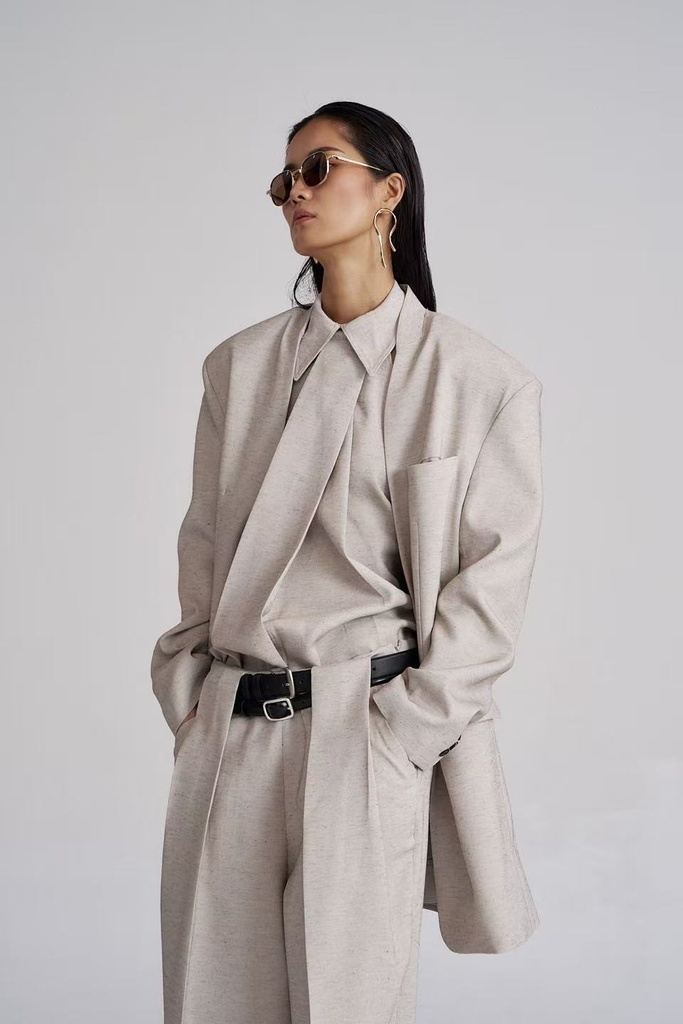 05-POISE BLAZER (SAND)