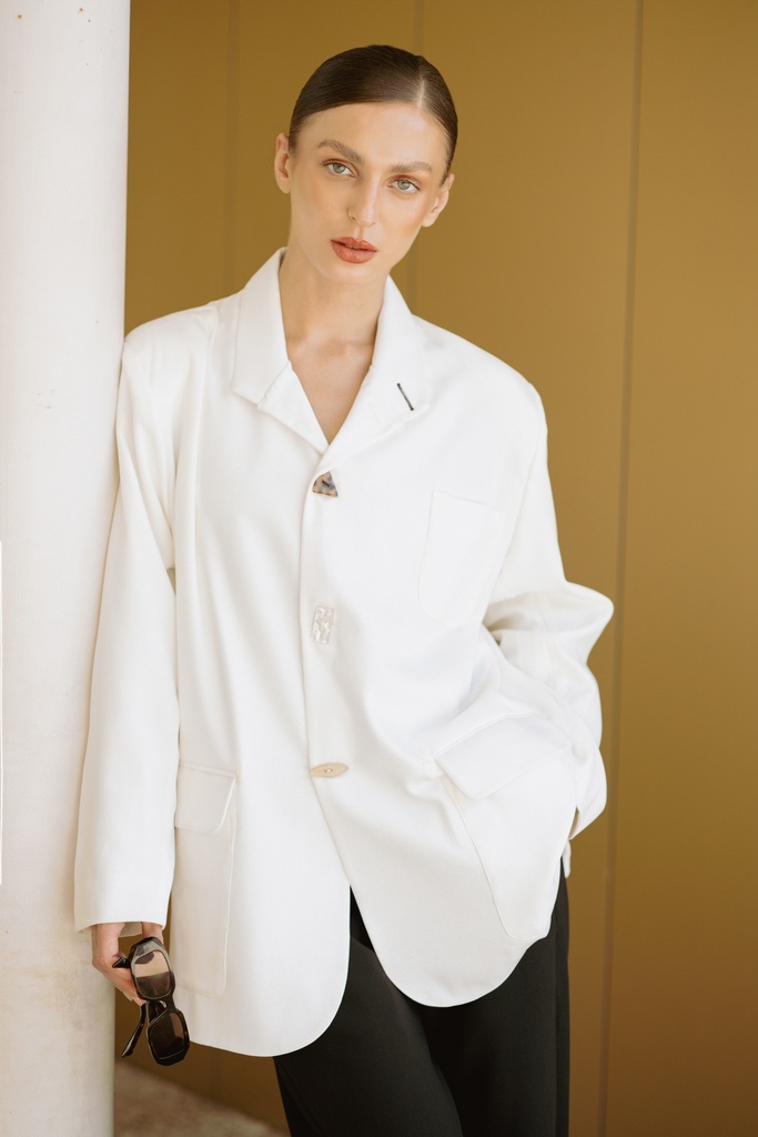 DAZY BLAZER (S, WHITE)