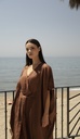 FITTED LINEN JUMPSUIT