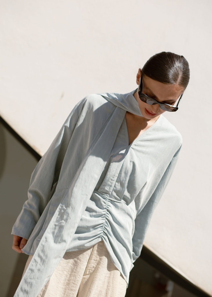 KENDAL WRAPPED TOP