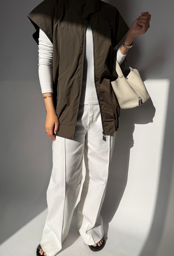 FULL ZIPPED GILET
