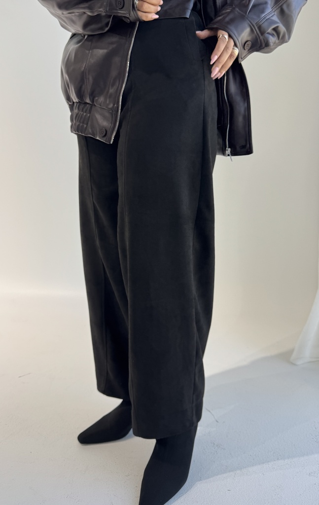 FW-04-BARREL SUEDE PANTS