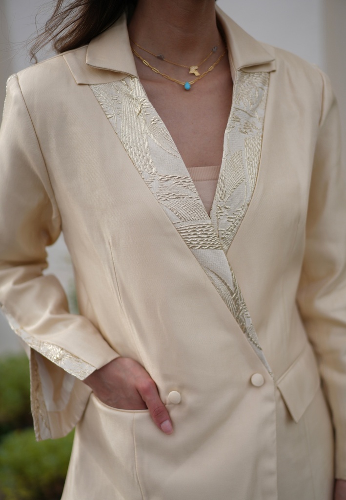 ED26-68 BREASTED BLAZER